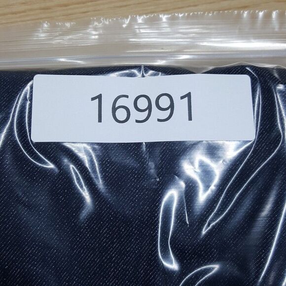 HUGO BOSS Pants Mens Size 32 Navy Relaxed Pleated Denim Effect Virgin Wool $645 - Picture 11 of 11